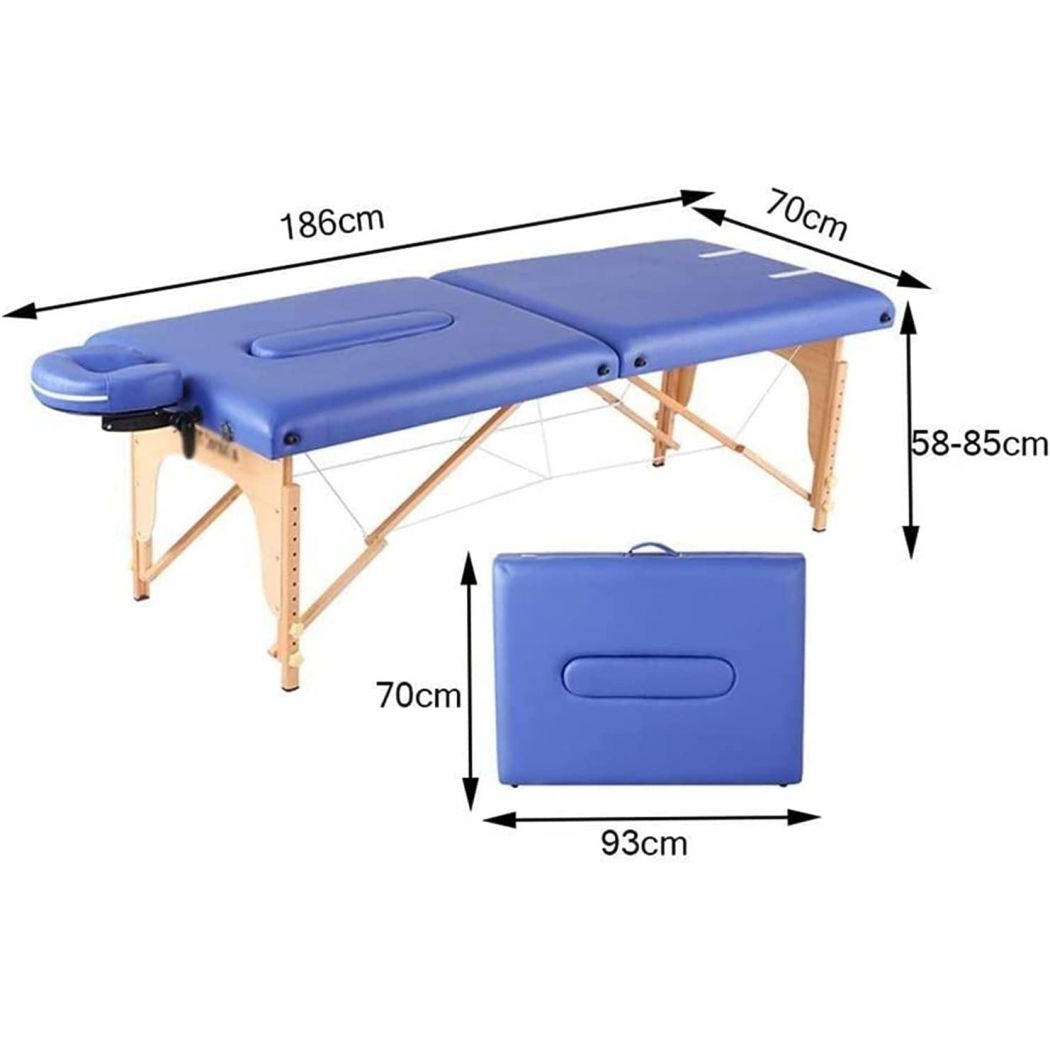 Beauty Salon Portable Massage Table Height Adjustable Bed
